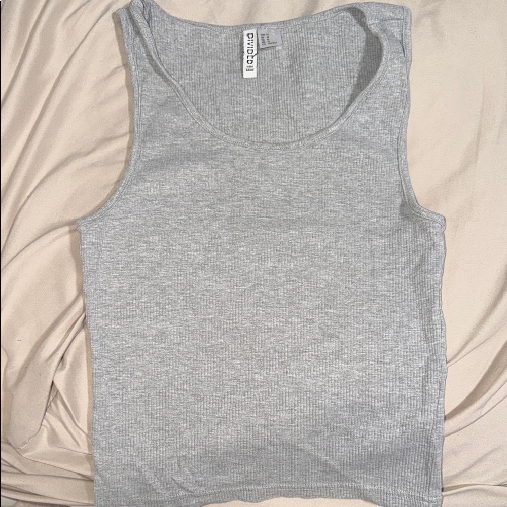 Divided Heather Gray Tank Top